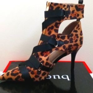 Leopard print heels